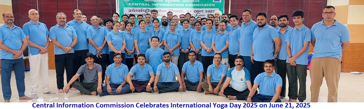 Group Picture of CIC staff at Yoga celebration at CIC 