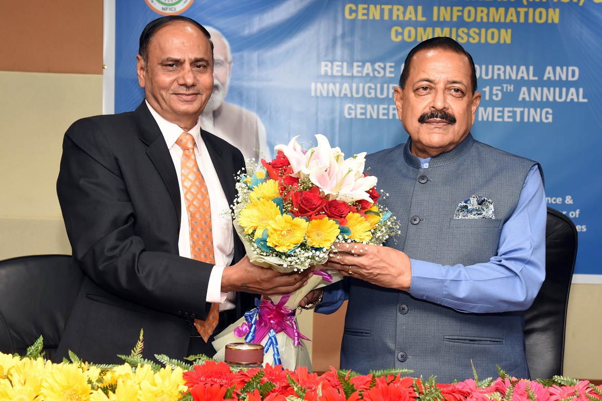 Visit of Hon’ble Minister of State Dr. Jitendra Singh in Central Information Commission on 26-08-2025