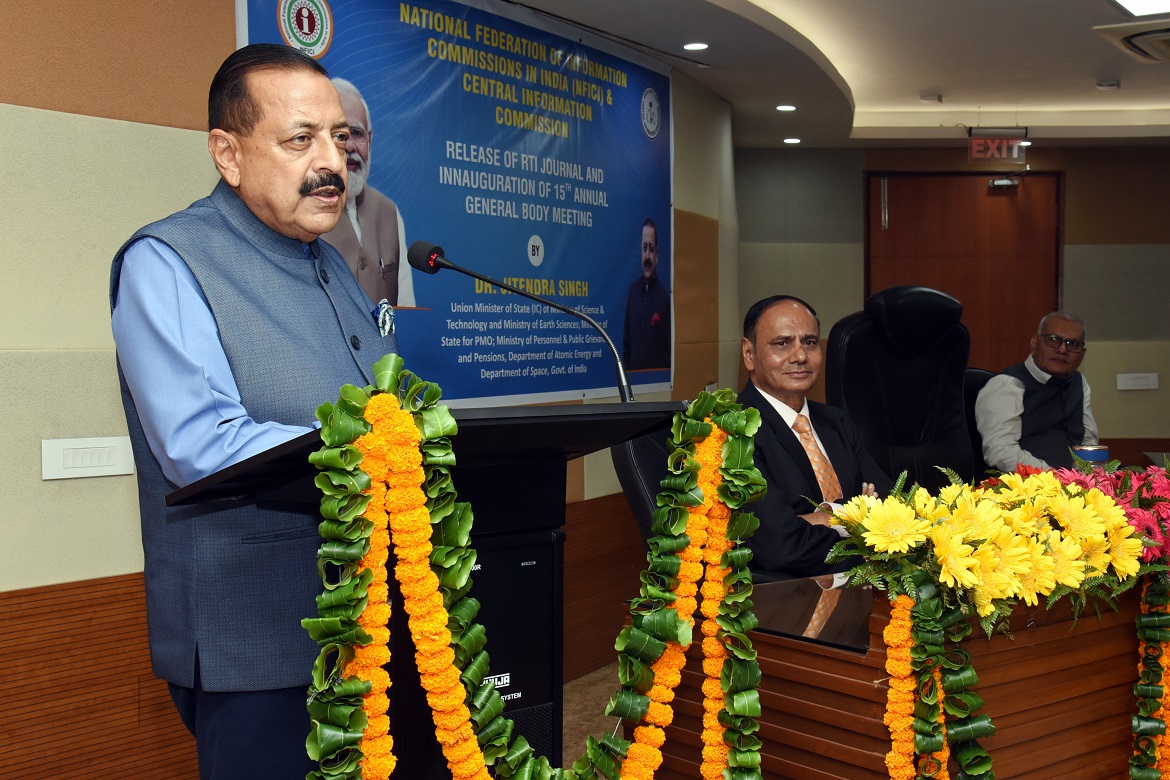 Visit of Hon’ble Minister of State Dr. Jitendra Singh in Central Information Commission on 26-08-2025