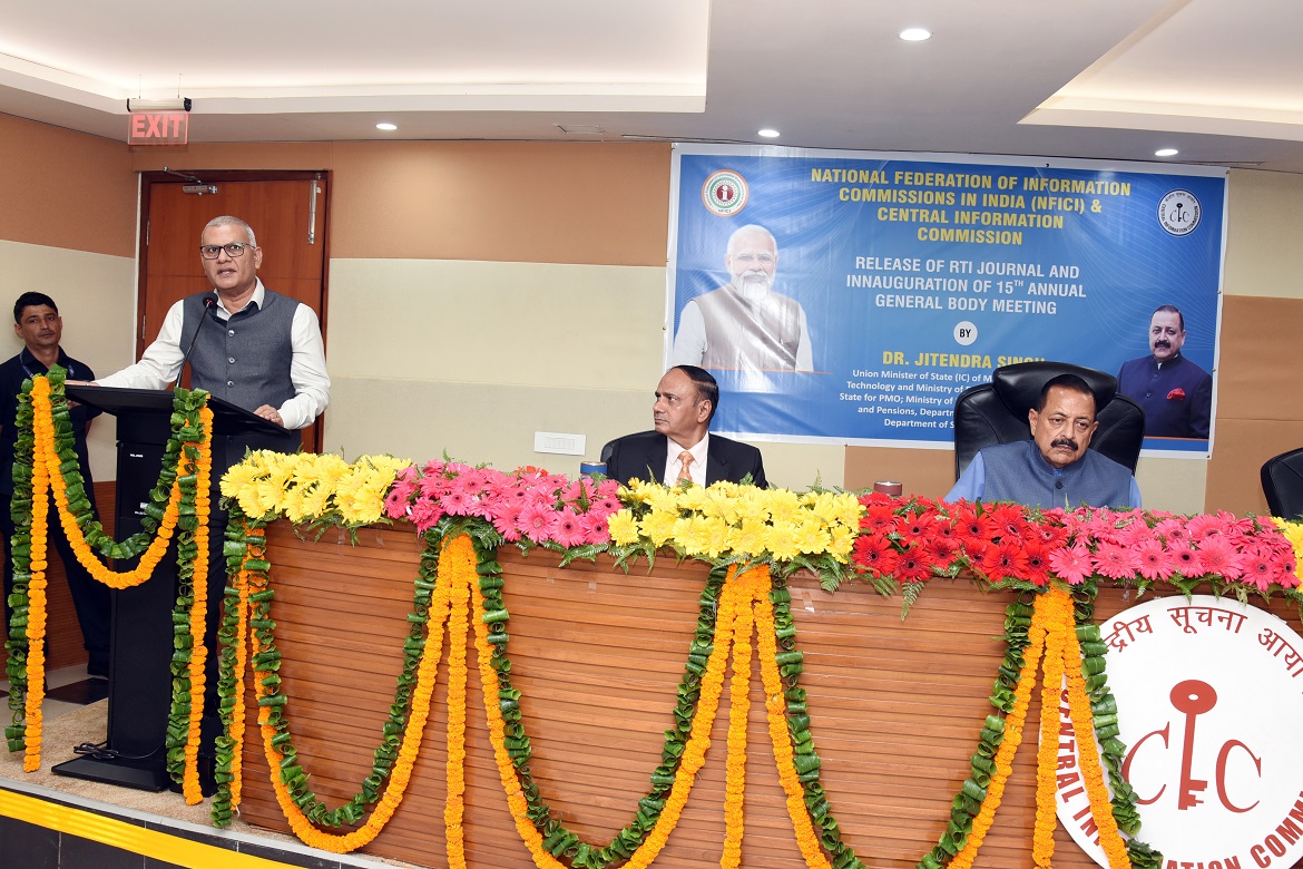 Visit of Hon’ble Minister of State Dr. Jitendra Singh in Central Information Commission on 26-08-2025