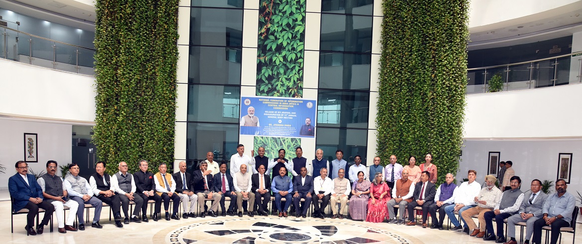 Visit of Hon’ble Minister of State Dr. Jitendra Singh in Central Information Commission on 26-08-2025